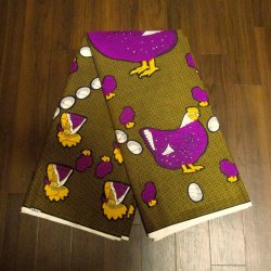 画像2: アフリカンプリント生地 パーニュ