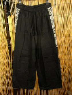 画像4: 和風プリントコットン素材＊エプロン風＊別生地付き＊変型ロングパンツ