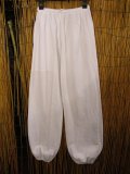 白色＊コットン素材＊すっきり＊アラジンパンツ
