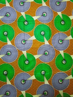 画像1: アフリカンプリント生地 パーニュ