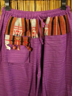 画像2: ナガ族＊コットン素材＊ふんわり＊アラジンパンツ
