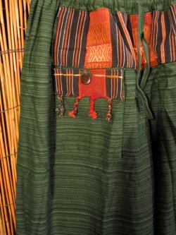 画像3: ナガ族＊コットン素材＊ふんわり＊アラジンパンツ