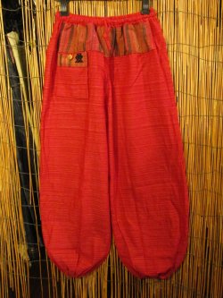 画像1: ナガ族＊コットン素材＊ふんわり＊アラジンパンツ