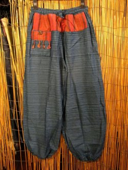 画像1: ナガ族＊コットン素材＊ふんわり＊アラジンパンツ