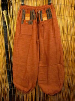 画像1: ナガ族＊コットン素材＊ふんわり＊アラジンパンツ