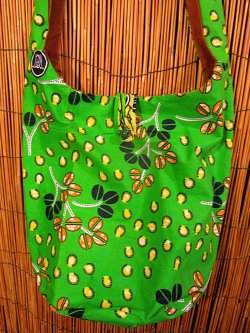 画像2: パーニュ生地＊アフリカンプリント＊ショルダーバッグ