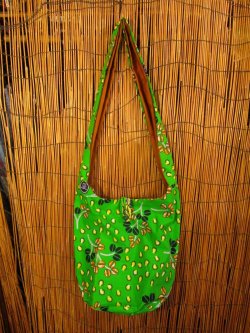 画像1: パーニュ生地＊アフリカンプリント＊ショルダーバッグ