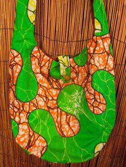 画像2: パーニュ生地＊アフリカンプリント＊ショルダーバッグ