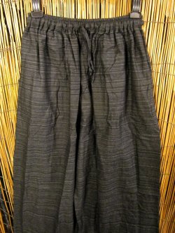 画像2: 二色の糸＊コットン素材＊シンプル＊ふんわり＊アラジンパンツ