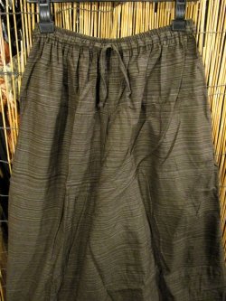 画像2: 二色の糸＊コッン素材＊シンプル＊ふんわり＊サルエルパンツ