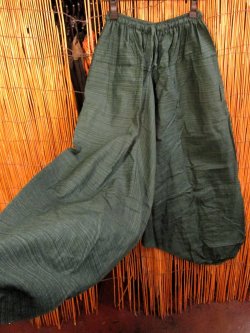 画像3: 二色の糸＊コッン素材＊シンプル＊ふんわり＊サルエルパンツ