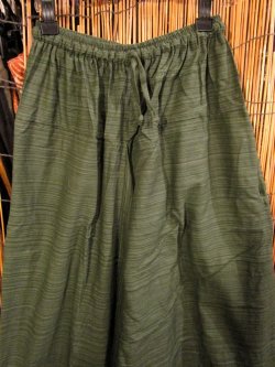 画像2: 二色の糸＊コッン素材＊シンプル＊ふんわり＊サルエルパンツ