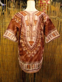 画像3: 小さめサイズ＊タイダイ染め＊アフリカンプリント＊ダシキ＊ＤＡＳＨＩＫＩ＊Ｓ