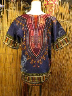 画像3: 小さめサイズ＊タイダイ染め＊アフリカンプリント＊ダシキ＊ＤＡＳＨＩＫＩ＊Ｓ
