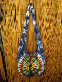 画像2: タイダイ染め＊コットン素材＊ショルダーバッグ