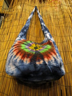 画像3: タイダイ染め＊コットン素材＊ショルダーバッグ