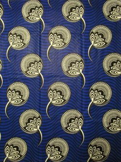 画像1: アフリカンプリント生地 パーニュ