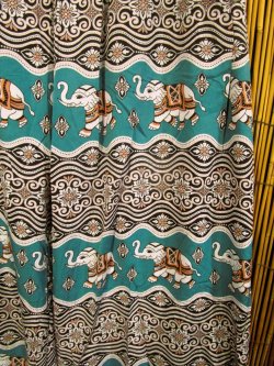 画像3: 象さんプリント＊ポリエステル素材＊アラジンパンツ＊タイパンツ