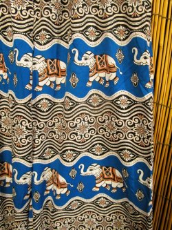 画像3: 象さんプリント＊ポリエステル素材＊アラジンパンツ＊タイパンツ