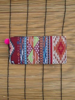 画像3: 織り柄＊ラウンドファスナー＊ウォレット＊長財布