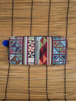 画像3: 織り柄＊ラウンドファスナー＊ウォレット＊長財布