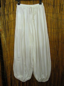 画像1: 無地＊レーヨン素材＊ふんわり＊アラジンパンツ