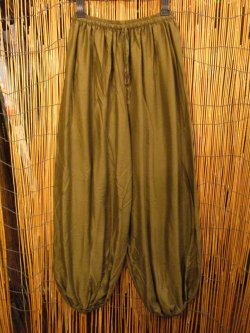 画像1: 無地＊レーヨン素材＊ふんわり＊アラジンパンツ