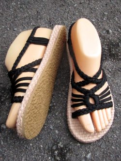 画像3: 【２３ｃｍ〜２３・５ｃｍ】ソフトタイプ＊編み編み＊紐サンダル