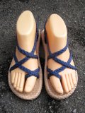 【２２・５ｃｍ〜２３ｃｍ】ソフトタイプ＊編み編み＊紐サンダル
