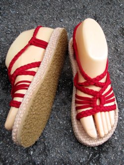 画像3: 【２２・５ｃｍ〜２３ｃｍ】ソフトタイプ＊編み編み＊紐サンダル