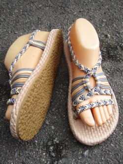 画像3: 【２３・５ｃｍ〜２４ｃｍ】ソフトタイプ＊編み編み＊紐サンダル