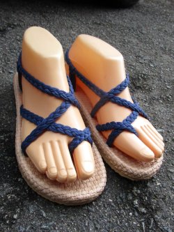 画像2: 【２２・５ｃｍ〜２３ｃｍ】ソフトタイプ＊編み編み＊紐サンダル