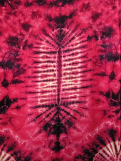 画像3: タイダイ染め＊レーヨン素材＊フリンジ＊マルチクロス＊パレオ