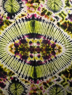 画像2: タイダイ染め＊レーヨン素材＊フリンジ＊マルチクロス＊パレオ