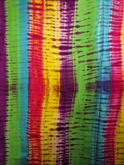 画像2: タイダイ染め＊レーヨン素材＊フリンジ＊マルチクロス＊パレオ