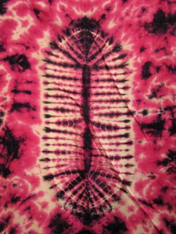 画像3: タイダイ染め＊レーヨン素材＊フリンジ＊マルチクロス＊パレオ