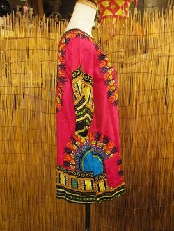 画像2: 小さめサイズ＊アフリカンプリント＊ダシキ＊ＤＡＳＨＩＫＩ＊Ｓ