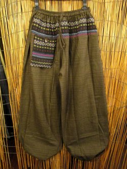 画像1: ゲリ生地＊コットン素材＊ふんわり＊アラジンパンツ