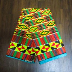 画像2: アフリカンプリント生地 パーニュ