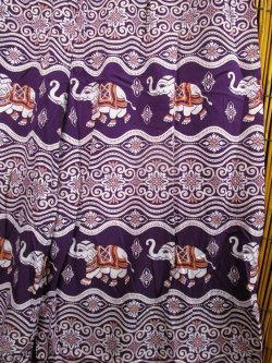 画像3: 象さんプリント＊ポリエステル素材＊ロング丈＊イージーパンツ