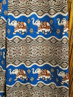 画像3: 象さんプリント＊ポリエステル素材＊ロング丈＊イージーパンツ