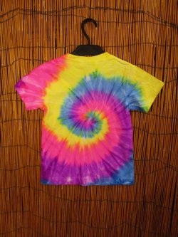 画像2: 【１２０ｃｍ】キッズサイズ＊タイダイ染め＊コットン素材＊半袖＊Ｔシャツ