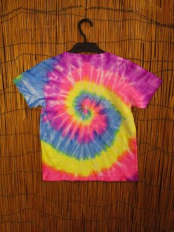 画像2: 【１３０ｃｍ】キッズサイズ＊タイダイ染め＊コットン素材＊半袖＊Ｔシャツ