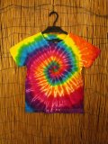 【１３０ｃｍ】キッズサイズ＊タイダイ染め＊コットン素材＊半袖＊Ｔシャツ