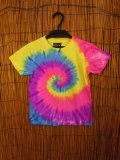 【１２０ｃｍ】キッズサイズ＊タイダイ染め＊コットン素材＊半袖＊Ｔシャツ