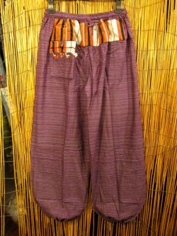 画像1: ナガ族＊コットン素材＊ふんわり＊アラジンパンツ