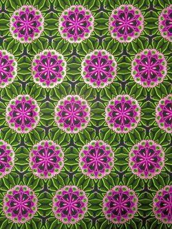 画像1: アフリカンプリント生地 パーニュ