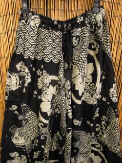 画像2: 和風プリント＊レーヨン素材＊ふんわり＊サルエルパンツ