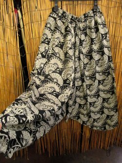 画像3: 和風プリント＊レーヨン素材＊ふんわり＊サルエルパンツ