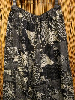 画像2: 和風プリント＊レーヨン素材＊ふんわり＊サルエルパンツ